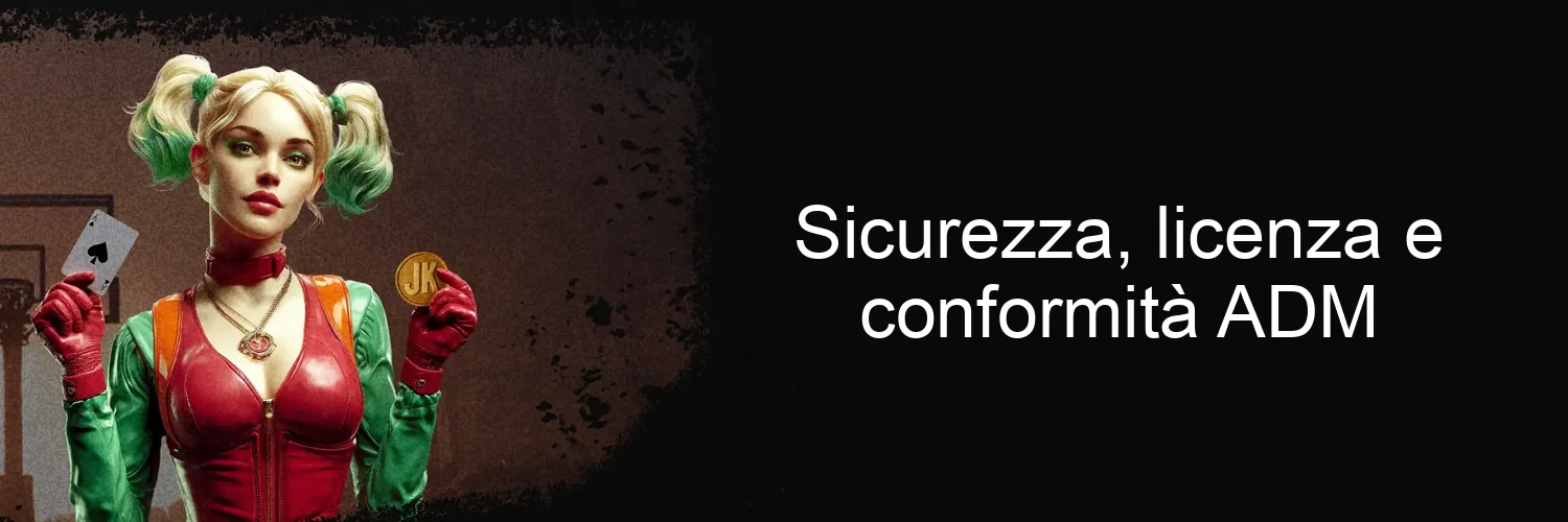 Sicurezza, licenza e conformità ADM