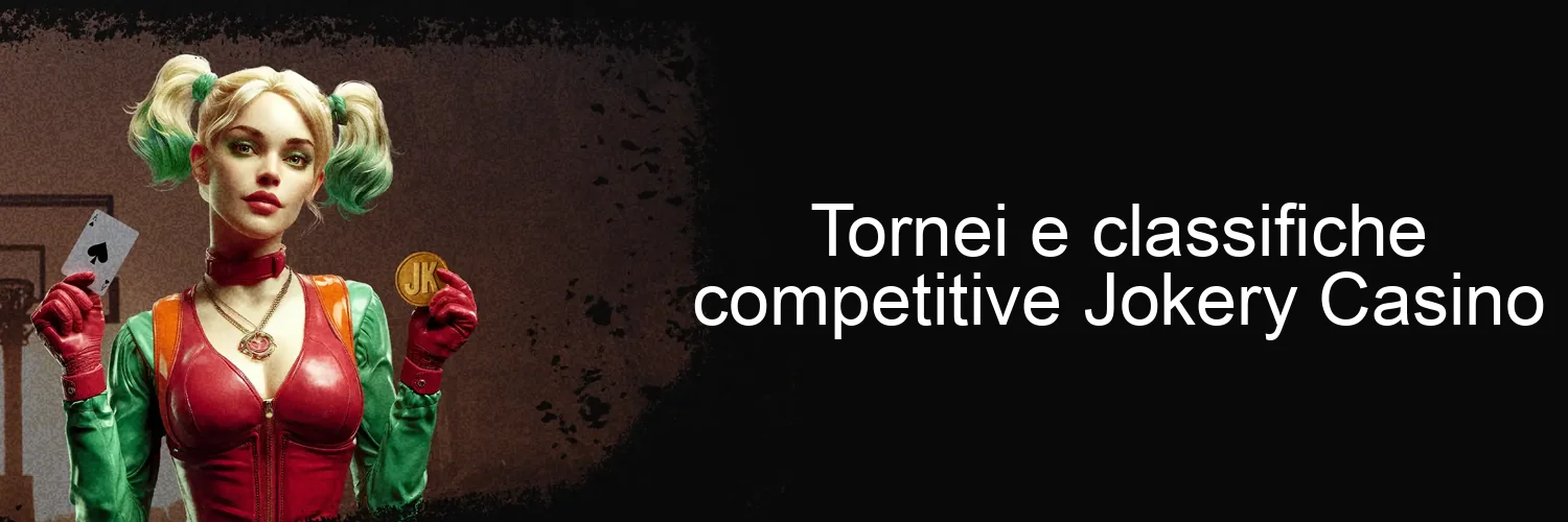 Tornei e classifiche competitive Jokery Casino